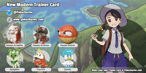 Pokecharms trainer card maker 